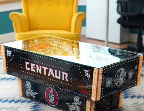 Pinball Coffee Table You Can Actually Play!